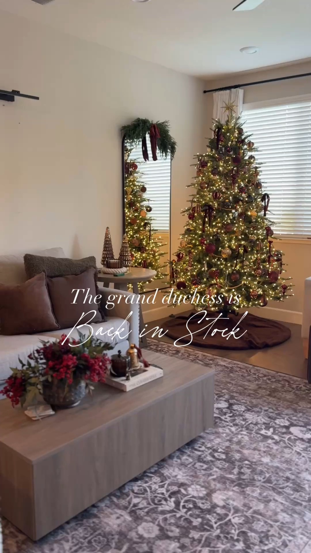 Grand duchess Christmas tree | back in stock

#LTKHome #LTKSeasonal