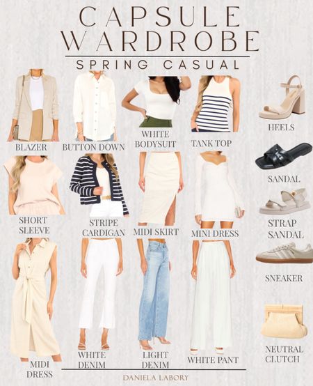 Spring Casual Capsule Wardrobe 
All of the basics for spring! 

Spring outfit
Vacation outfit
Resort outfit 
Mother’s Day


#LTKstyletip #LTKSeasonal #LTKmidsize