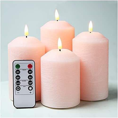 Flameless Pink Candles | Amazon (US)