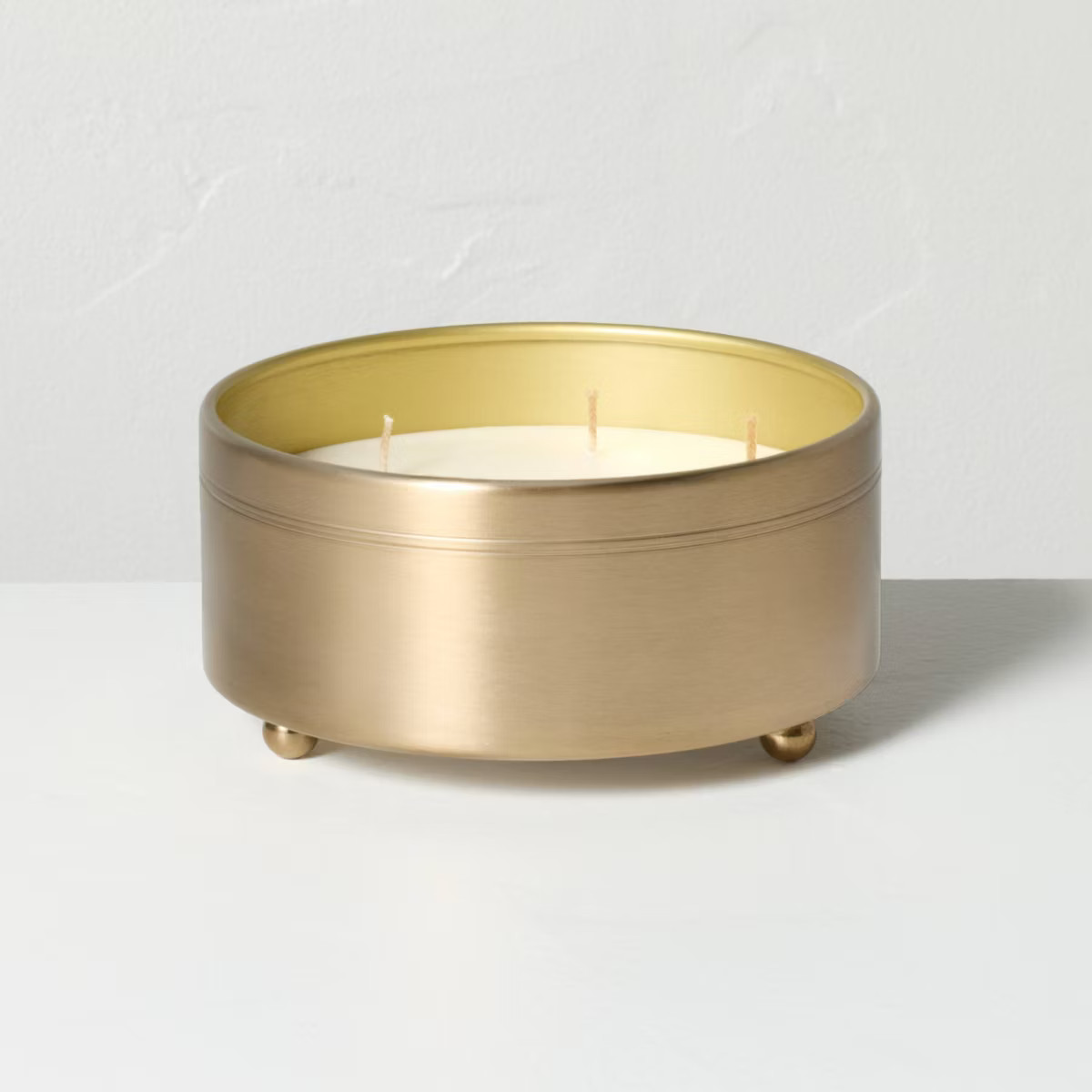 5 Wick Large Fluted Brass Jar Candle 20oz - Hearth & Hand™ with Magnolia | Target