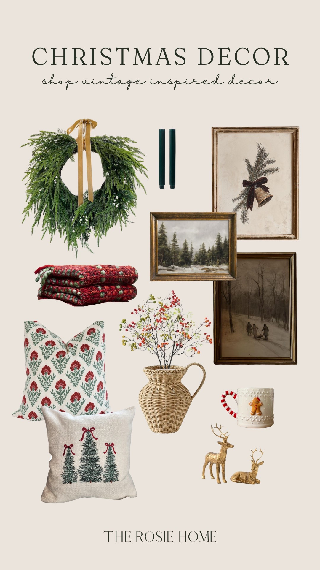 Our first look at a Christmas & Holiday inspo! Check out these vintage inspired winter decor!

#LTKHome
