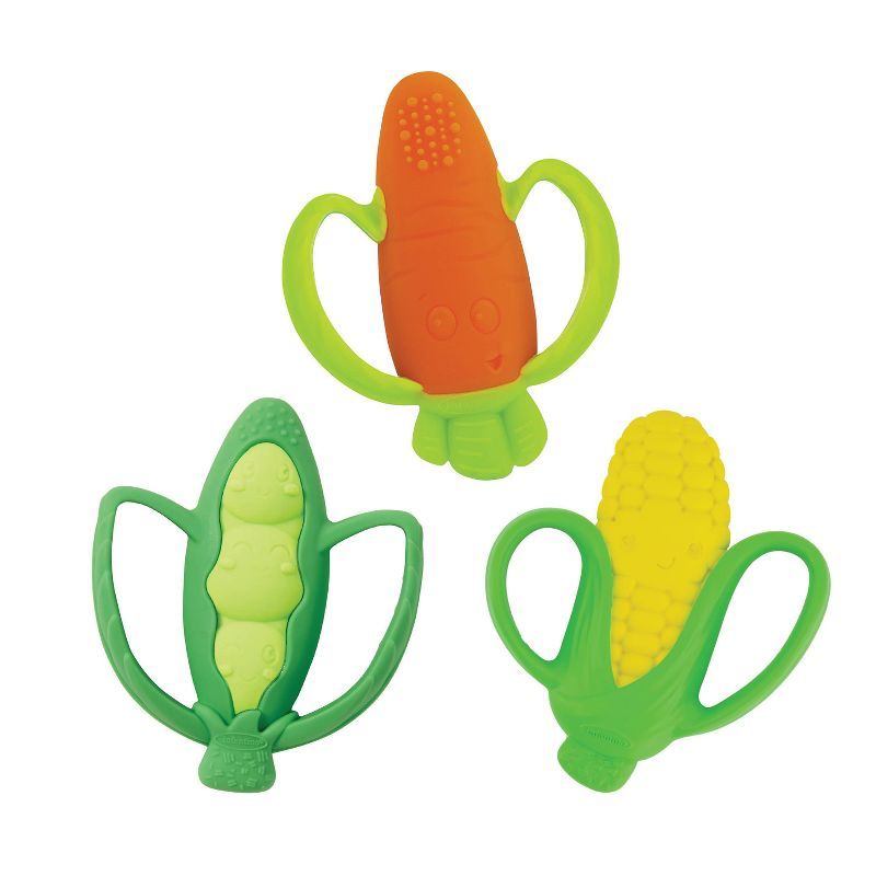 Infantino Go Gaga! Farmer's Market Rattles and Teethers Gift Set - 3ct | Target