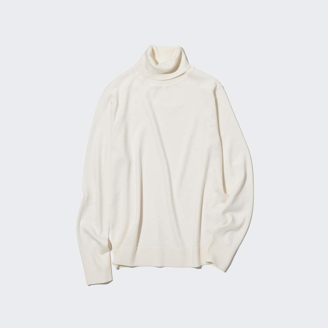 100% EXTRA FEINE MERINOWOLLE ROLLKRAGENPULLOVER | UNIQLO (DE)
