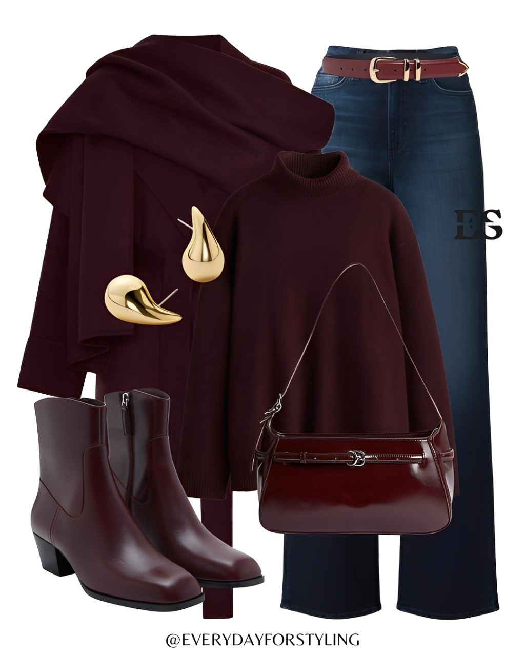 Cozy burgundy with denim — casual, warm, and effortlessly classy 🥀

[ burgundy outfit, winter outfit ideas, classy outfit inspo, elegant winter style, chic winter looks, holiday outfit ideas, winter color combinations, burgundy fashion, winter street style, capsule wardrobe winter, cold weather outfits, cozy knit outfits, elevated basics style, winter outfit planning, fashion for Pinterest, Instagram outfit inspo, everydayforstyling ] 

#EverydayForStyling, #burgundyoutfit, #winterstyleinspo, #classyoutfitsforwomen, #winterwardrobe, #coldweatherfashion, #elegantfashionstyle, #outfitinspirationdaily, #pinterestinspo #wintertrends2025, #everydayoutfitideas 

#LTKStyleTip #LTKSaleAlert #LTKSeasonal