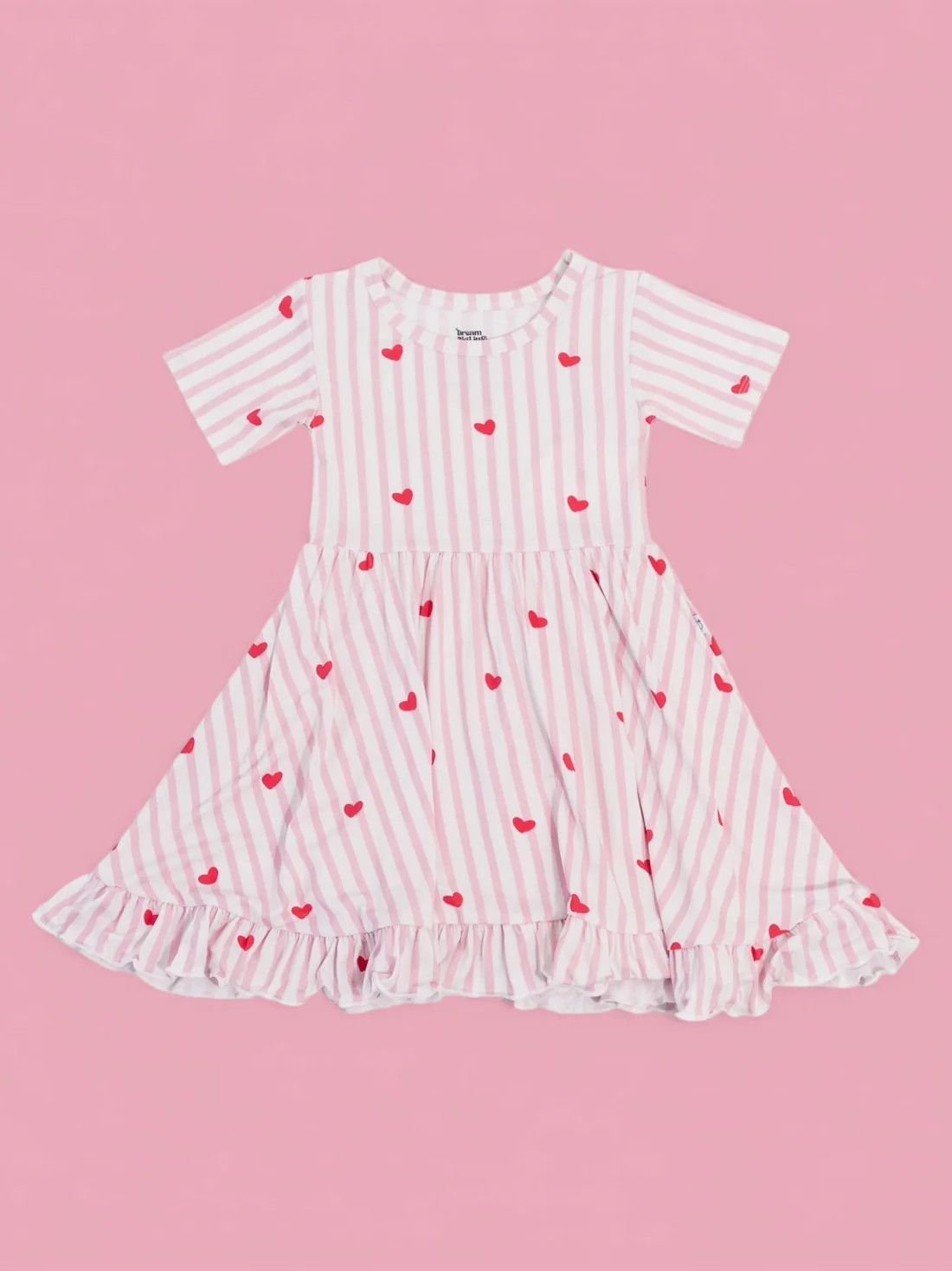SWEETHEART STRIPES DREAM RUFFLE DRESS | Dream Big Little