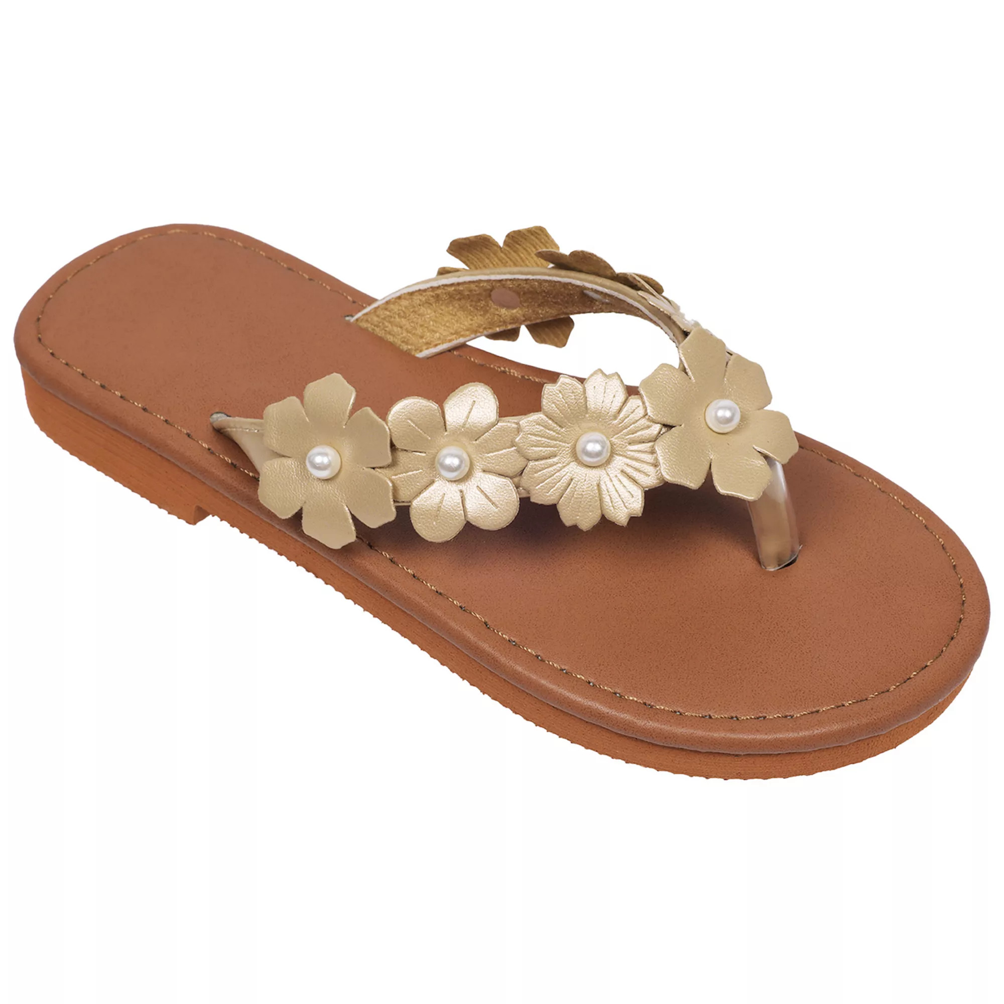 Elli by Capelli Kids 3D Flower Detail Flip-Flops | Kohl's