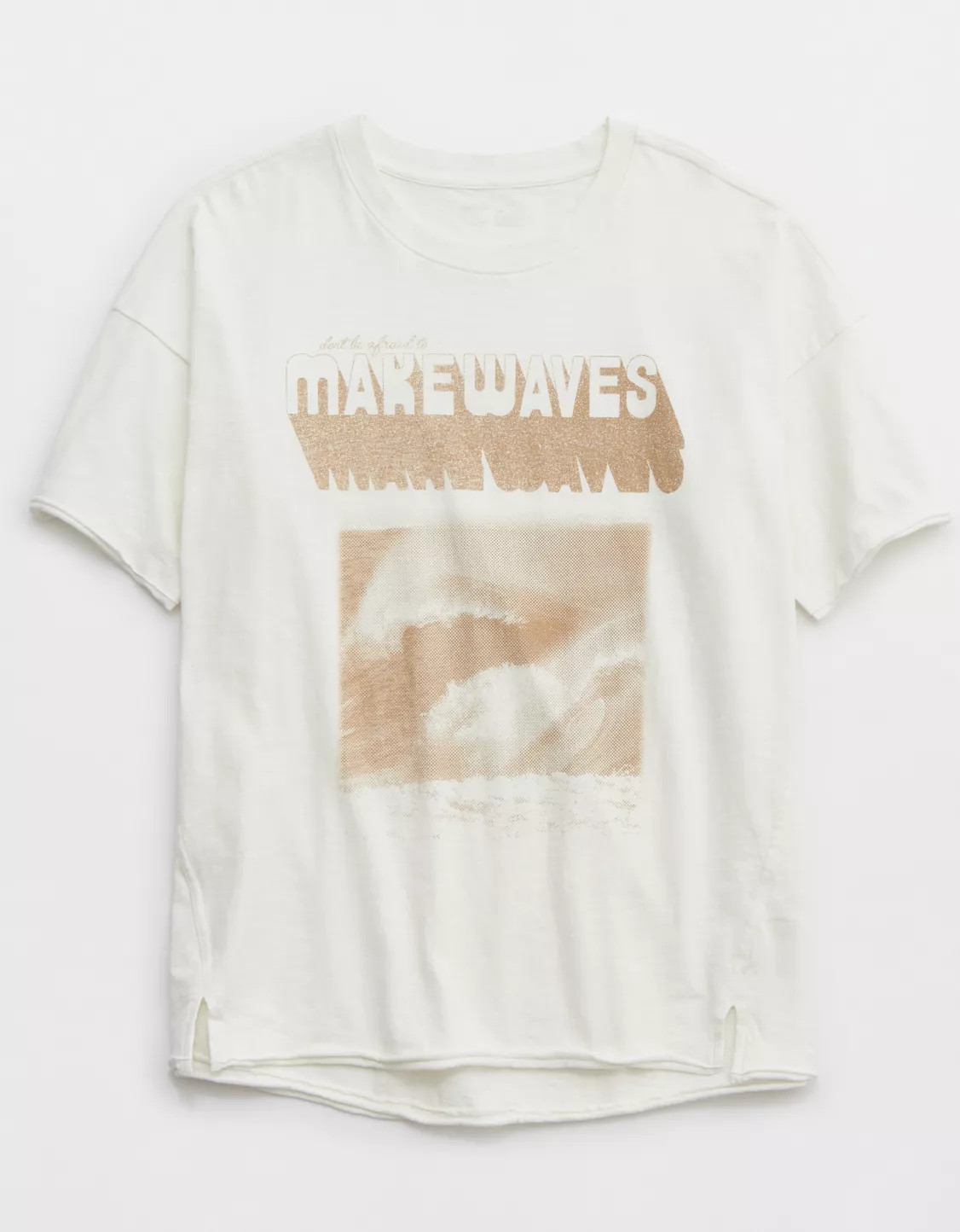 Aerie Graphic Oversized Boyfriend T-Shirt | Aerie