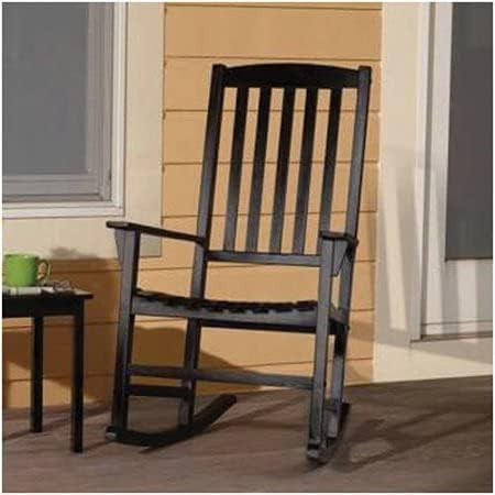 Mainstay Outdoor Rocking Chair - Black | Amazon (US)