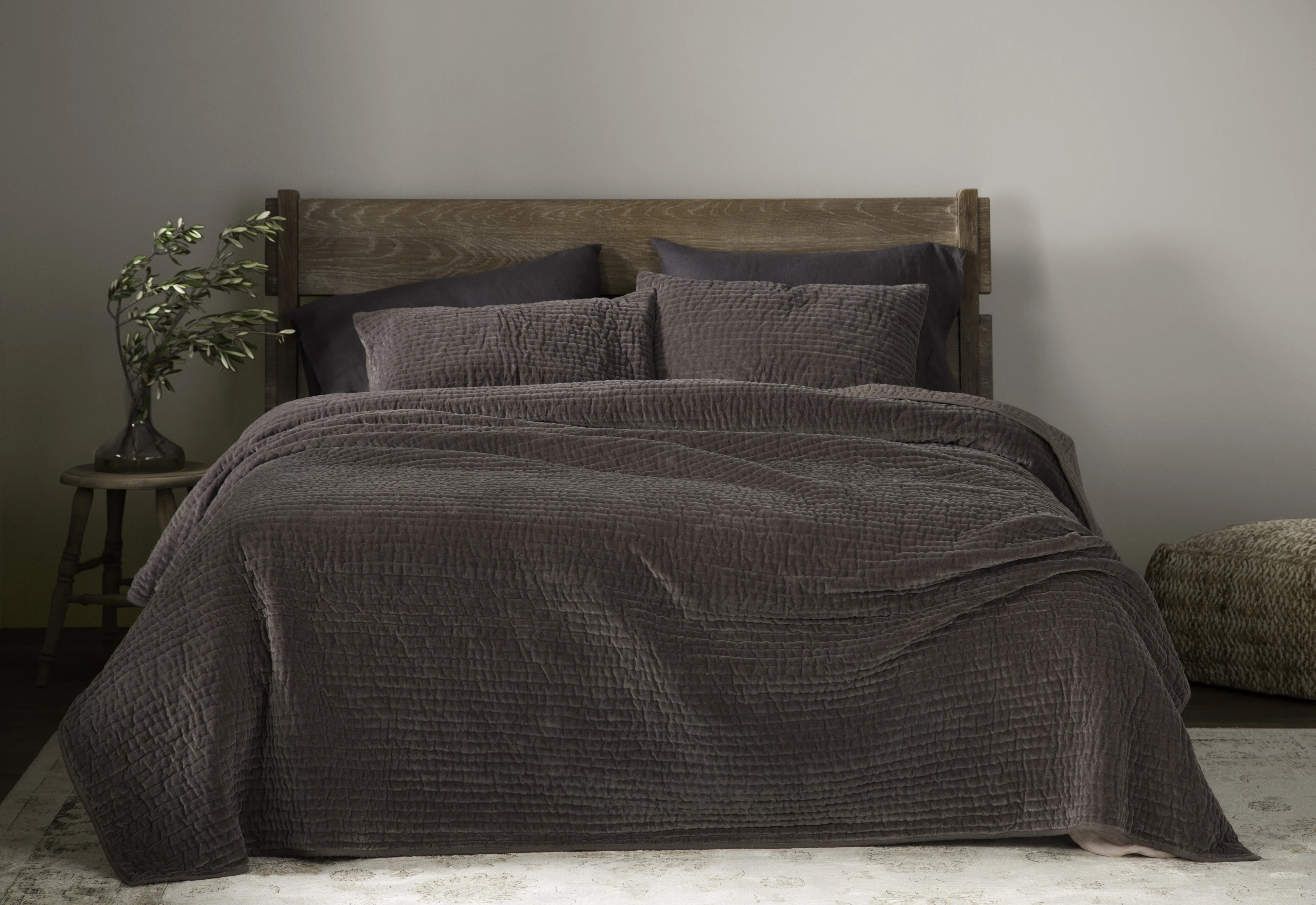 Chambord Velvet Quilt Set | AllModern