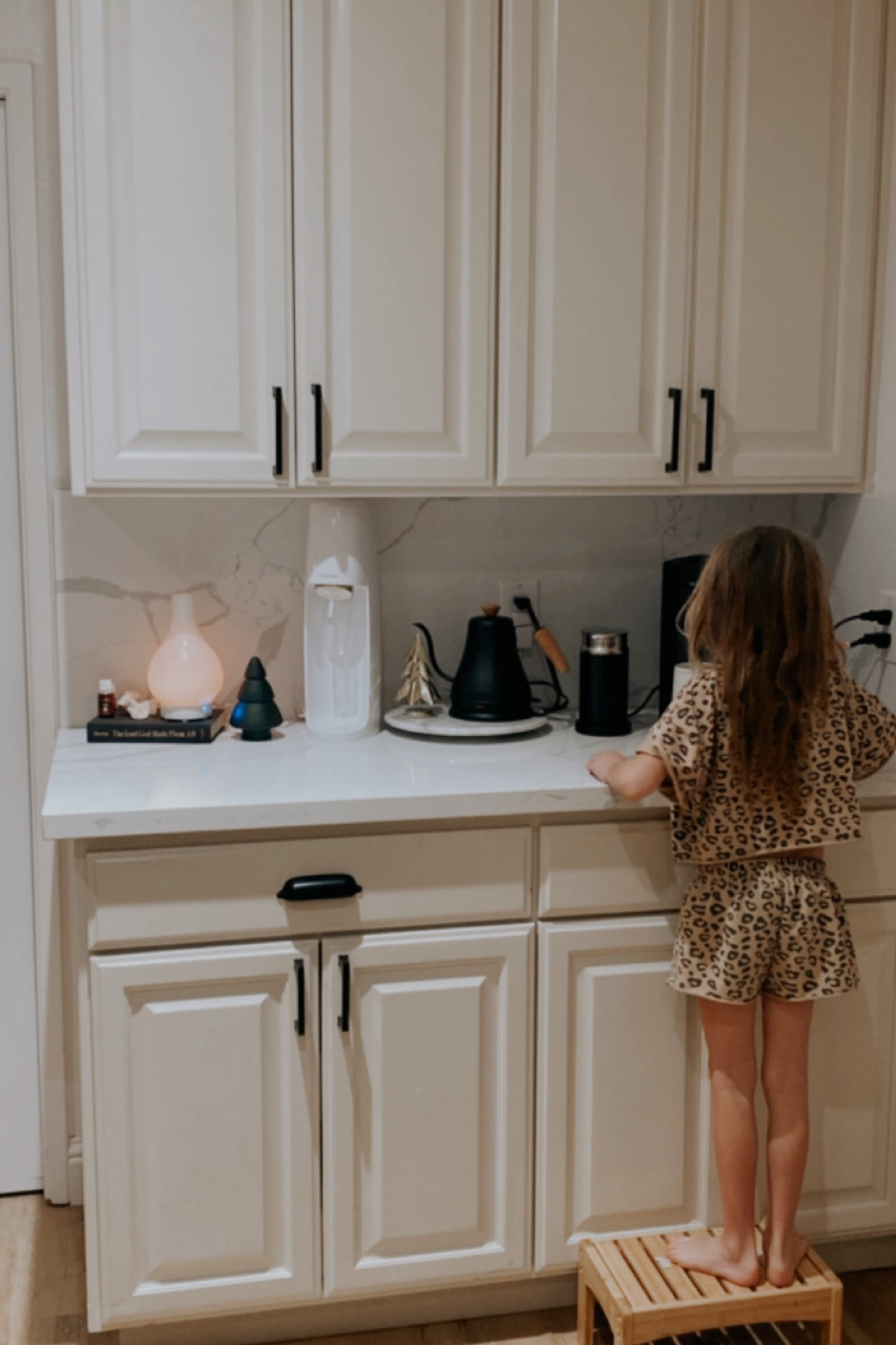 Shop the drink counter— obsessed with all three: Sodastream, our tea kettle and our Nespresso. 

#LTKhome #LTKGiftGuide #LTKFind