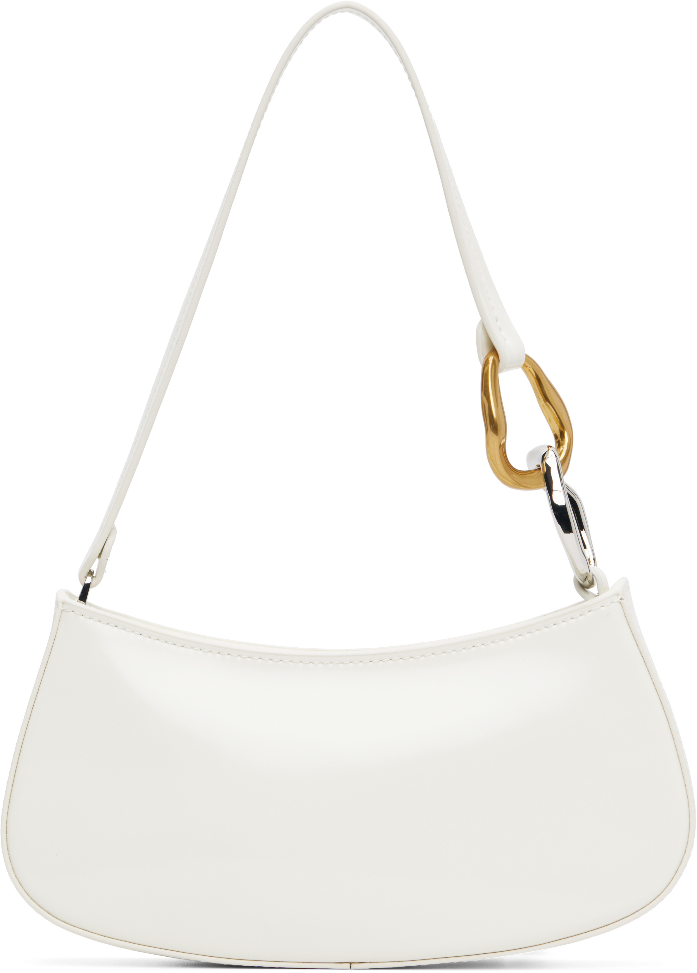 Staud White Ollie Bag | SSENSE