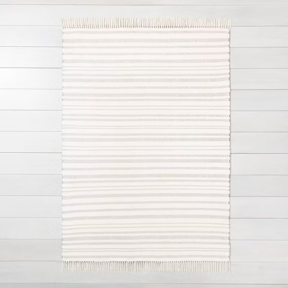 Stripe with Fringe Area Rug - Hearth & Hand™ with Magnolia | Target