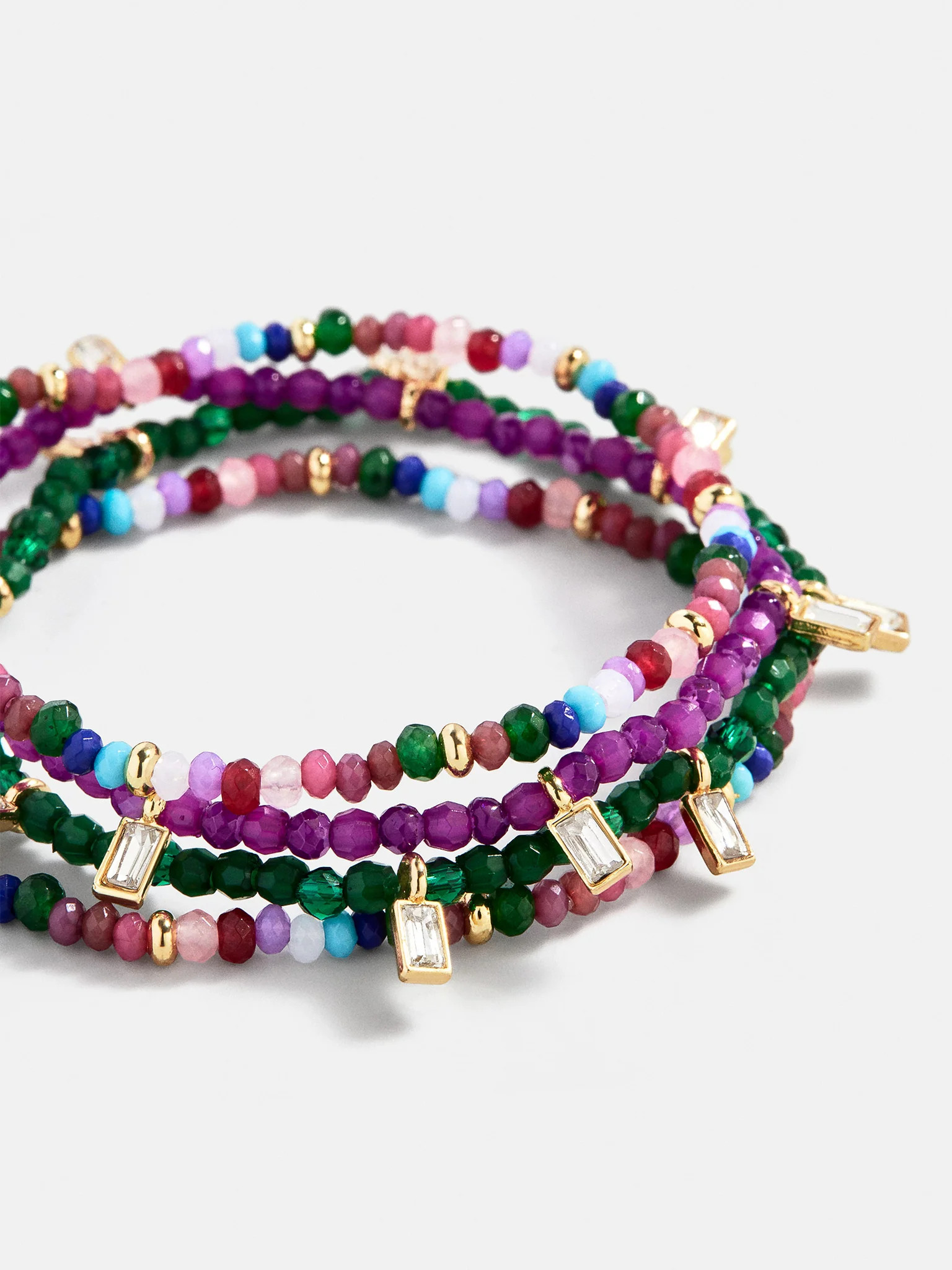 Emily Semi-Precious Bracelet - Dark Multi | BaubleBar