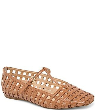 Dolce Vita Rains Woven T-Strap Mary Jane Ballet Flats - 10 | Dillard's