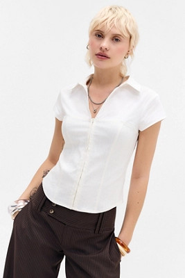 Silence + Noise Lila Hybrid Shirt | Urban Outfitters UK