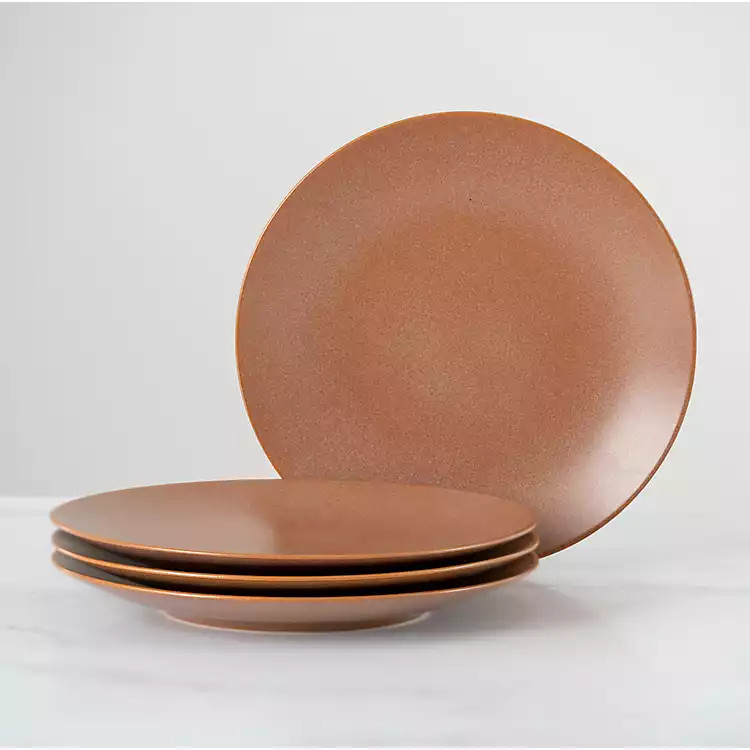 Davi Antique Rust Salad Plates, Set of 4 | Kirkland's Home