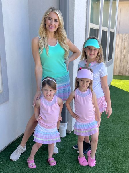 Mommy and Me tennis and golf outfits 

Lucky in love, girls golf, girls tennis, golf skirt, tennis skirt, girls visor

#LTKkids #LTKfitness #LTKfamily