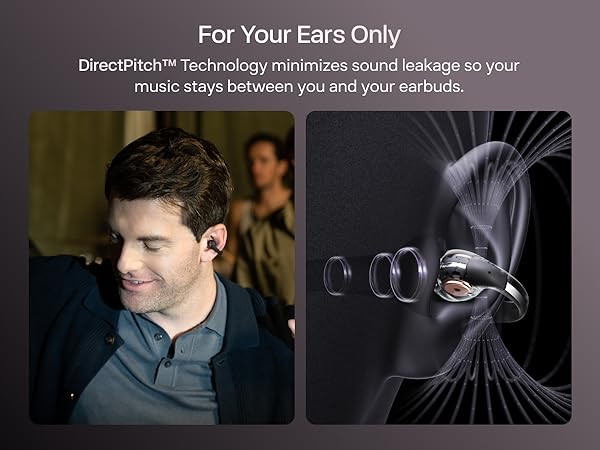 SHOKZ OpenDots ONE-Open-Ear Headphones, Clip-On Earbuds-Wireless Bluetooth Earbuds with Microphon... | Amazon (US)