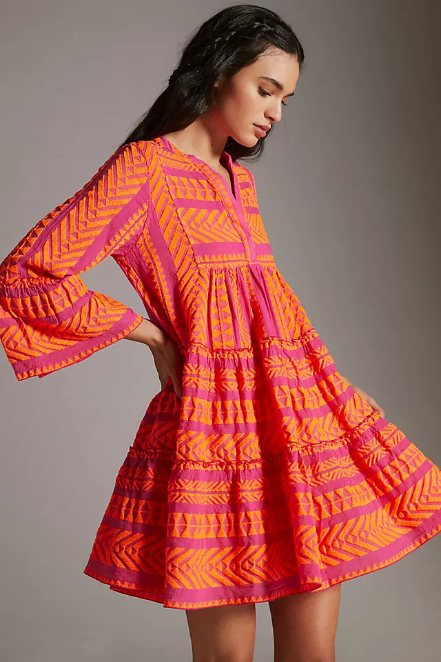 Petra Embroidered Tunic Dress | Anthropologie (US)