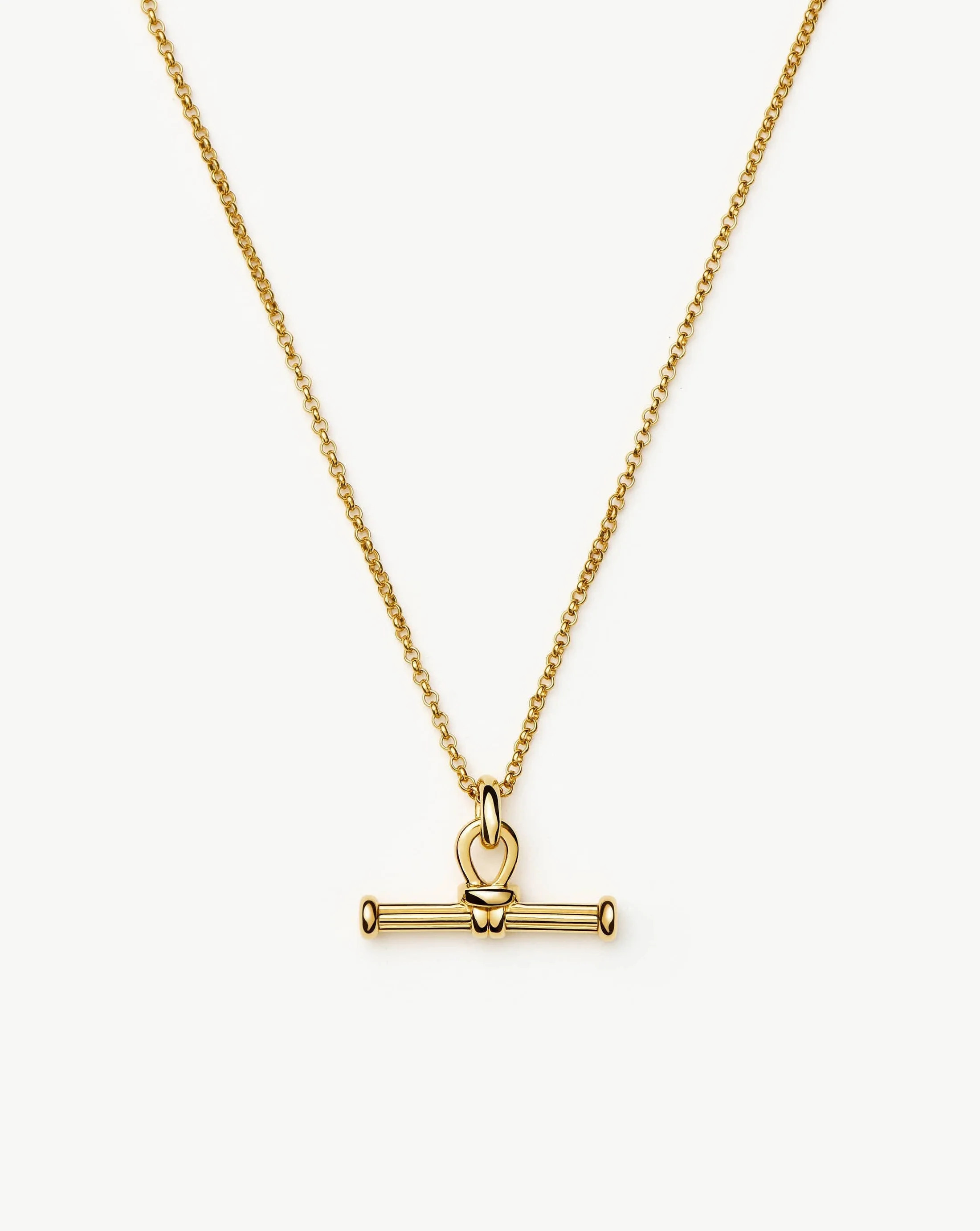 Ridge T-Bar Chain Necklace | Missoma UK | Missoma UK