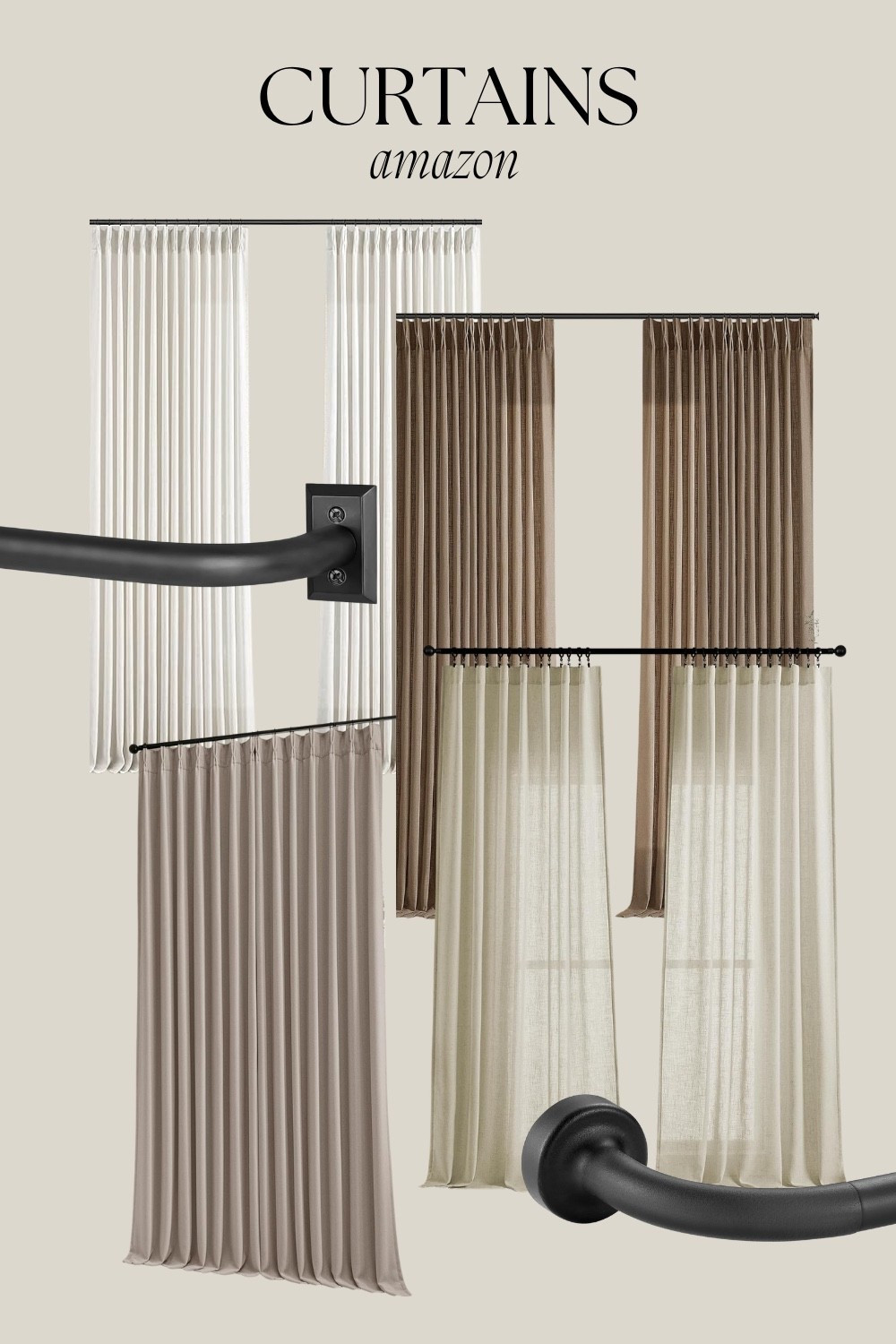 Best Amazon curtains and curtain rods! 

#LTKHome #LTKFindsUnder100 #LTKFindsUnder50