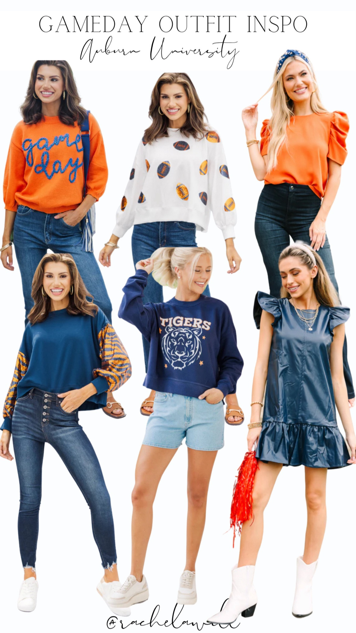 GAMDEDAY Outfits are arriving now! 🏈💙🧡

These are perfect for in the stands or a tailgate at home 👏🏻

#gameday #gamedayoutfits #gamedaystyle #auburn #auburnoutfits #auburngameday #football #footballoutfits #collegefootball #tailgate #tailgateoutfits 

#LTKBacktoSchool #LTKParties #LTKSeasonal