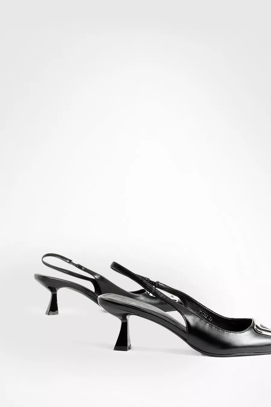 Metal Trim Slingback Courts | Boohoo.com (UK & IE)