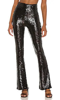 Commando Sequin Flared Legging in Black from Revolve.com | Revolve Clothing (Global)