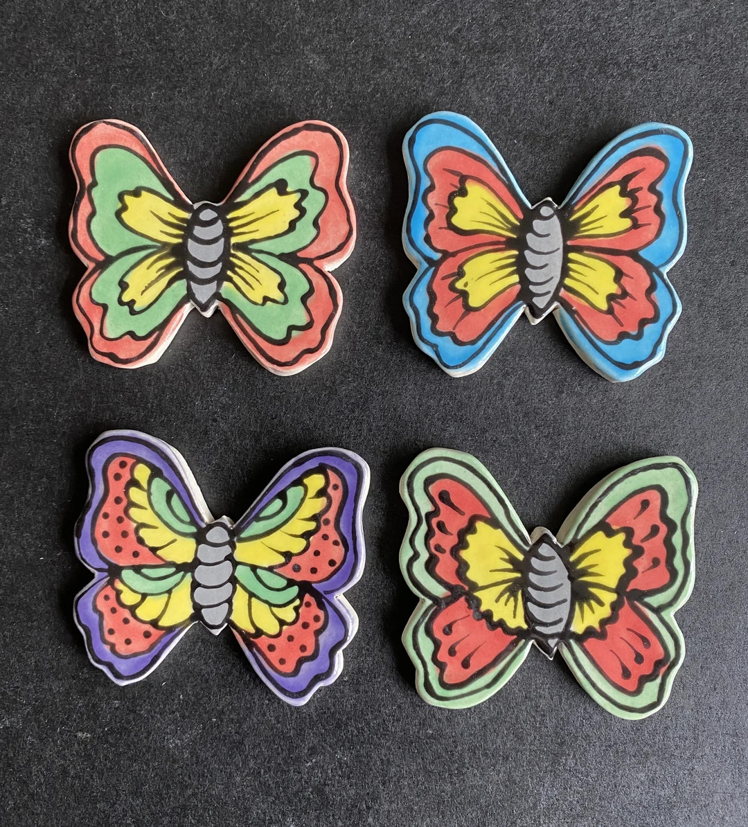 Handmade Mosaic Ceramic Tile Butterflies , Mosaic Clay Tile - Etsy | Etsy (US)