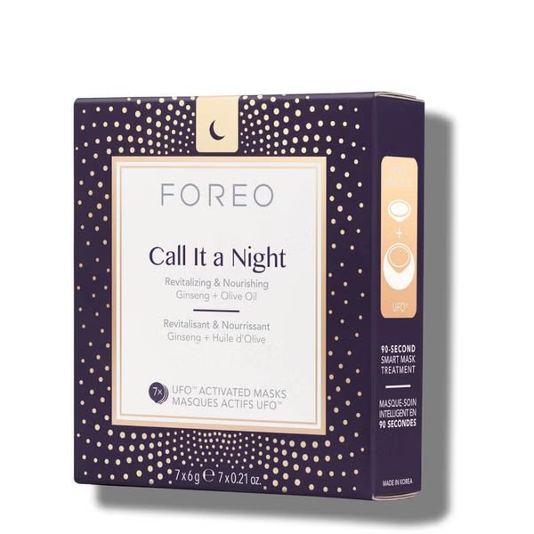 FOREO Call it a Night UFO/UFO Mini Nourishing and Revitalising Face Mask (7 Pack) | Cult Beauty
