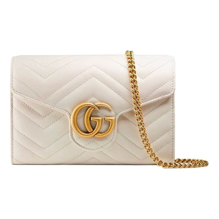 (WMNS) Gucci Marmont Series Single Shoulder Bag mini White 474575-DTD1T-9022 | KICKS CREW
