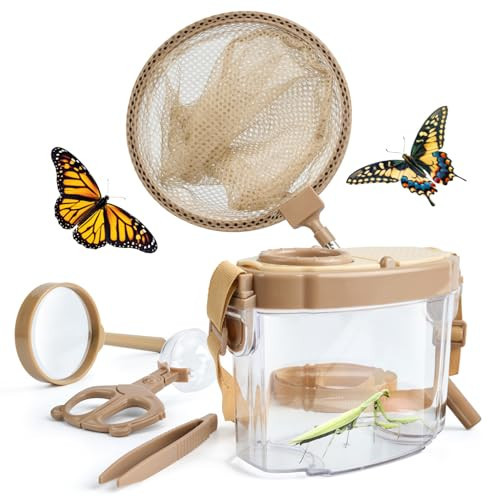 Montessori Mama Kids' Bug Catching Kit - Complete Insect Exploration Set with Habitat, Extendable Net, Magnifying Tools & Carry Strap - Educational Outdoor Adventure Gift | Amazon (US)