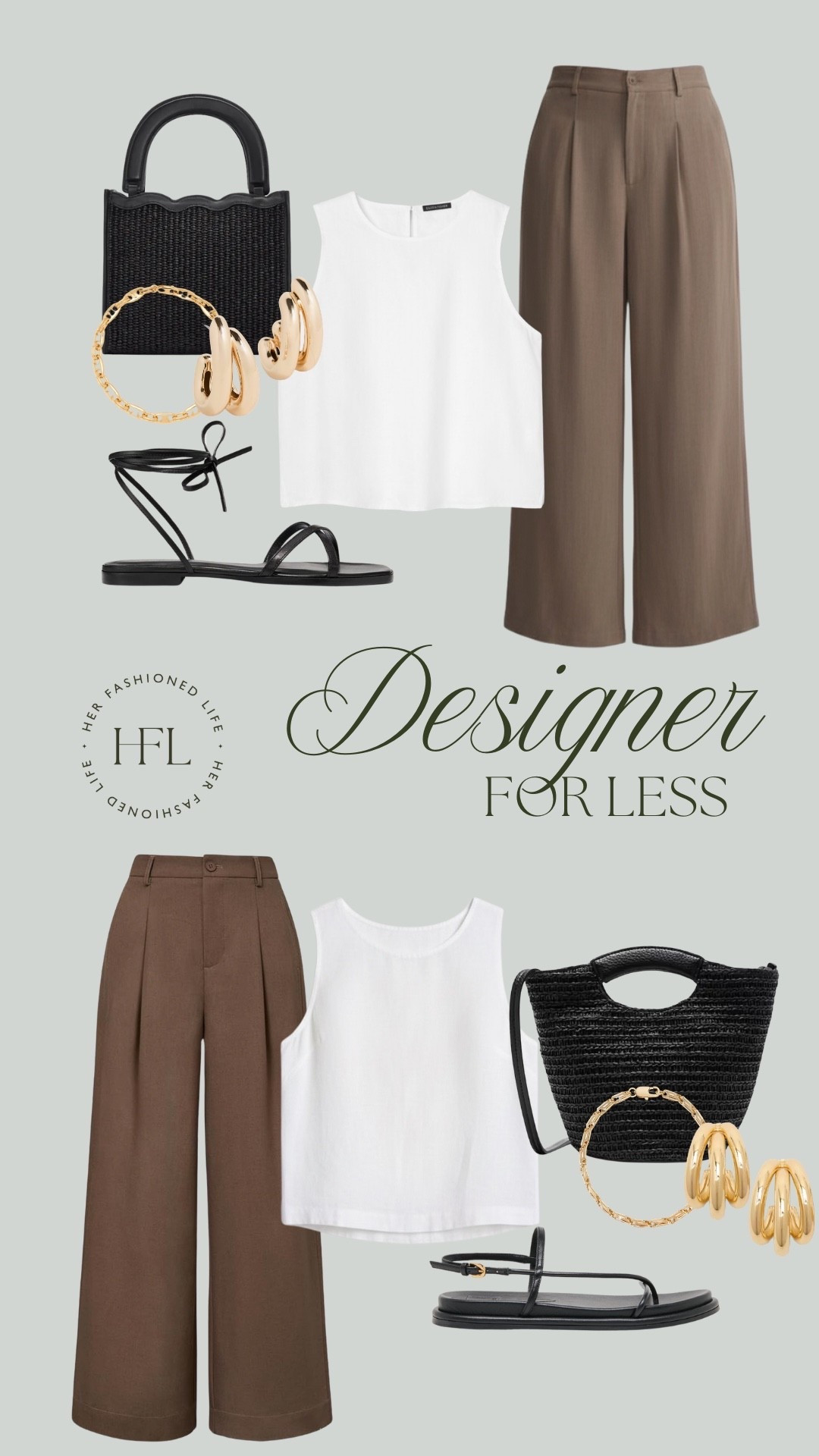 Designer for less! Lots of options linked below 🤍

#AmazonFinds #BlackBag #Jewelry #SpringOutfitIdea #AffordableOutfit #WhiteTank #BlackSandals 

#LTKSeasonal #LTKootd #LTKOver40