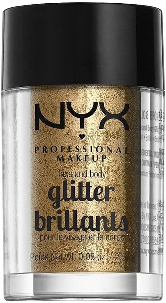 NYX Cosmetics Face & Body Glitter Bronze | Amazon (US)