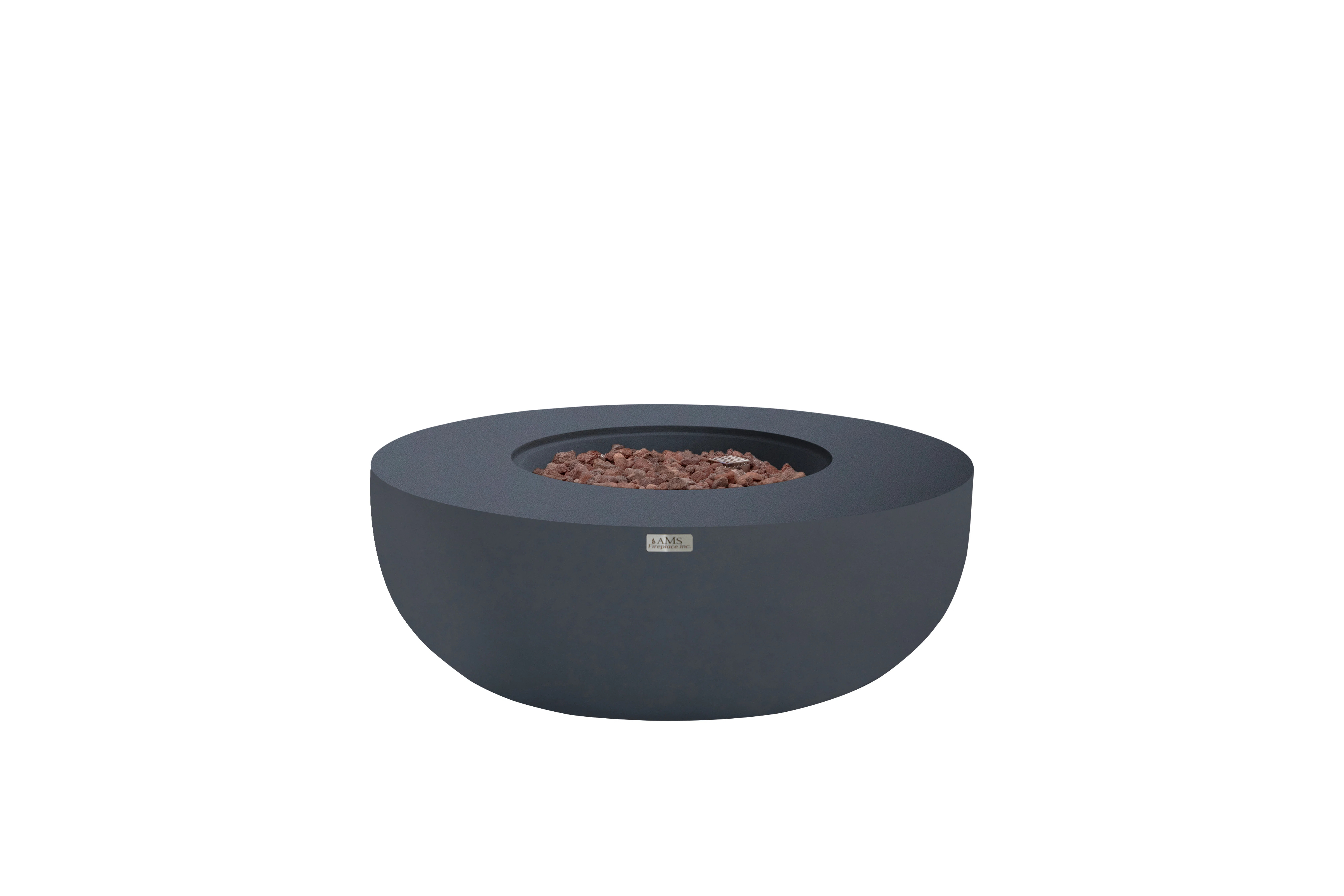 Eclipse 44" W x 17" H Concrete Outdoor Fire Pit Table | Wayfair North America