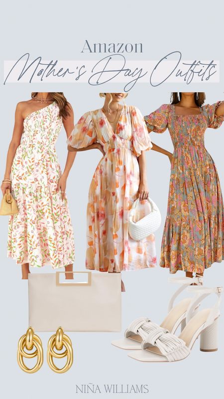 Amazon Mother’s Day Outfits! Under $100 summer outfits -  summer dress - spring dress - floral print dress

#LTKstyletip #LTKparties #LTKfindsunder100