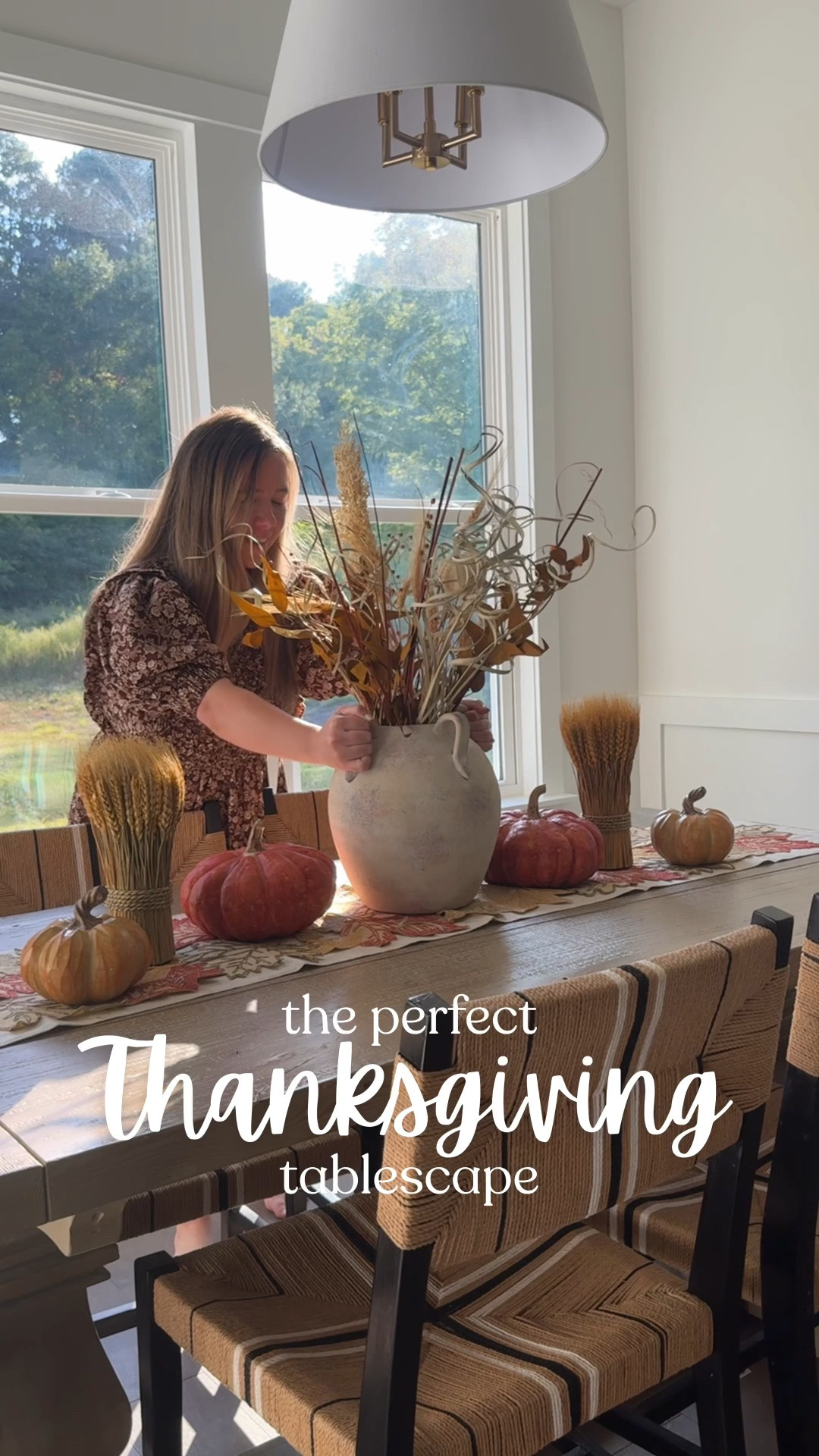#ad I’m swooning over this cozy fall tablescape with finds from @Wayfair! 🍂It’s the perfect inspiration for all of the Thanksgiving gatherings coming up! I can’t wait to host this season! 

#wayfair #WayfairPartner #falltablescape