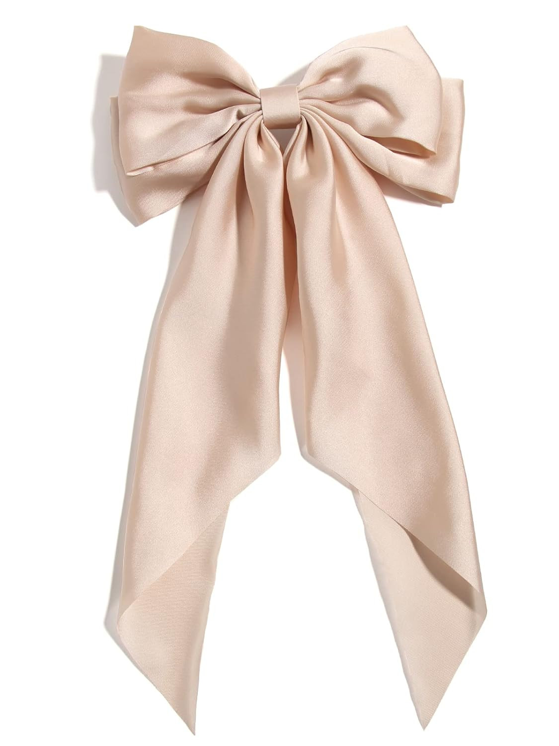 Women Big Bow Barrettes Girl'S Satin Hairclips Long Ribbon Hair Pins Accessories for Party, Bow H... | Amazon (US)