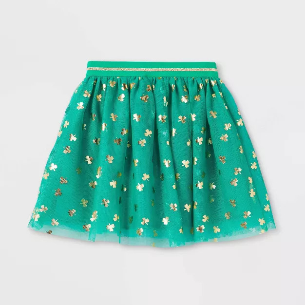 Girls' St. Patrick's Day Tutu Skirt - Cat & Jack™ Green | Target