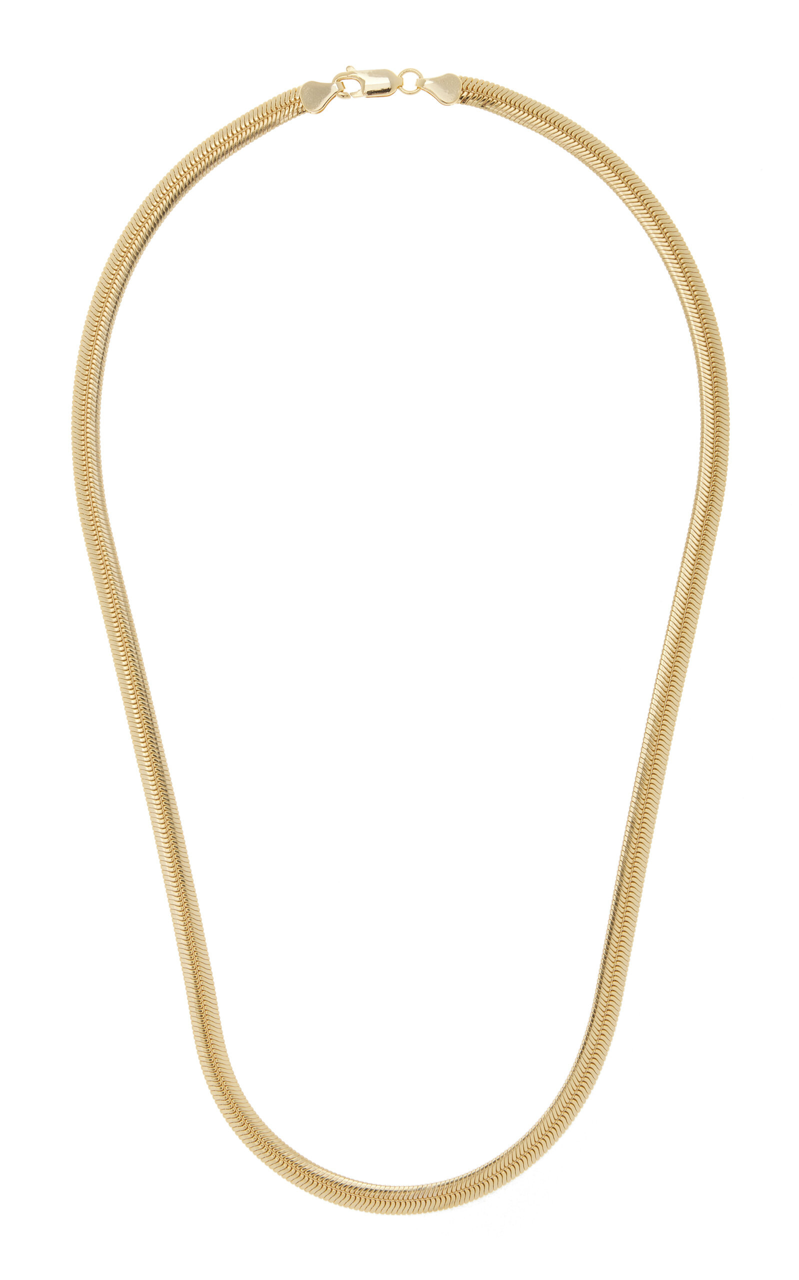 18K Gold-Plated Herringbone Necklace | Moda Operandi (Global)