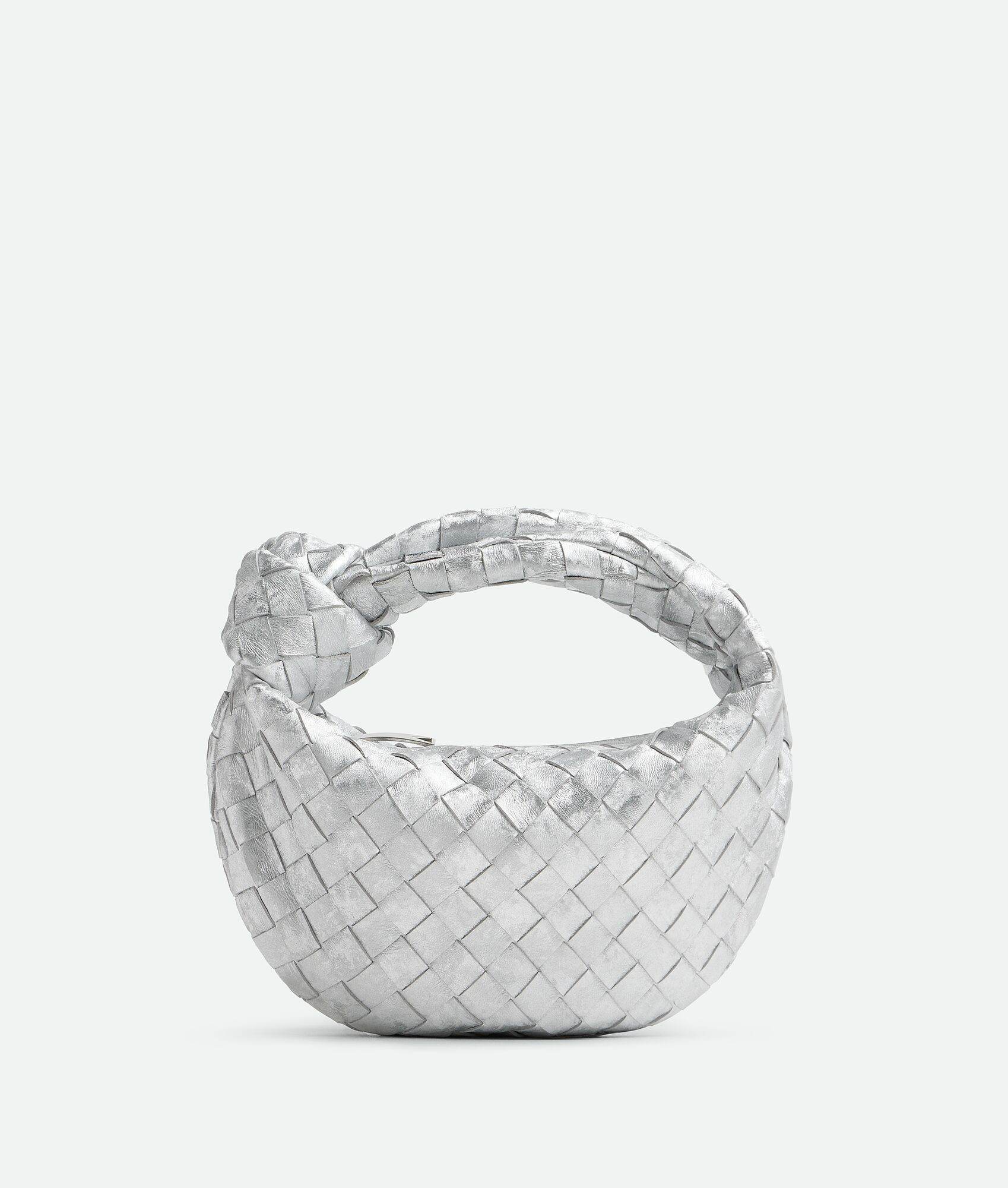 Women's Mini Jodie in Silver | Bottega Veneta GB | Bottega Veneta