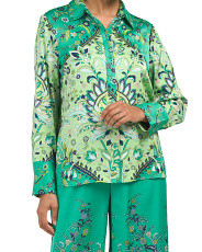 Satin Button Up | Marshalls