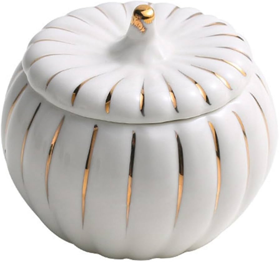OSALADI Ceramic Pumpkin Bowl Steam Soup Bowl Ceramic Stew Pot Decorative Soup Bowl with Lid Porce... | Amazon (US)