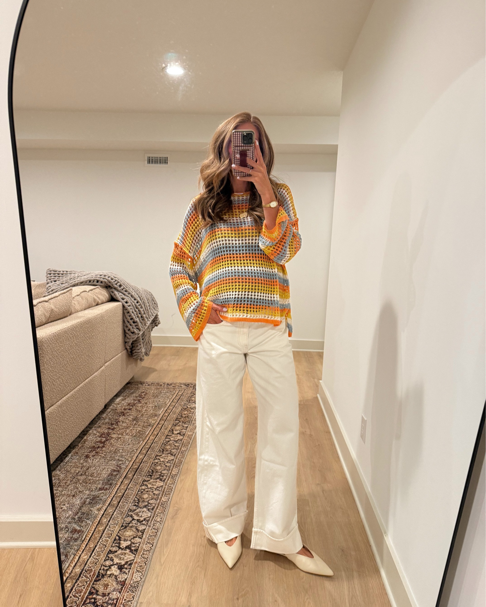 Outfit I wore while pregnant to a friends surprise birthday party for spring! 
I size down to 26 long in jeans when I am not pregnant but size up 3 sizes to a 29 long at 35 weeks pregnant 

Medium in top (oversized)
Medium in bodysuit for bump (I’m usually a small and it’s long torso friendly) . Comes padded and has adjustable straps


Cuffed jeans, spring outfit, bump friendly, long inseam, tall girl friendly

#LTKBump #LTKootd