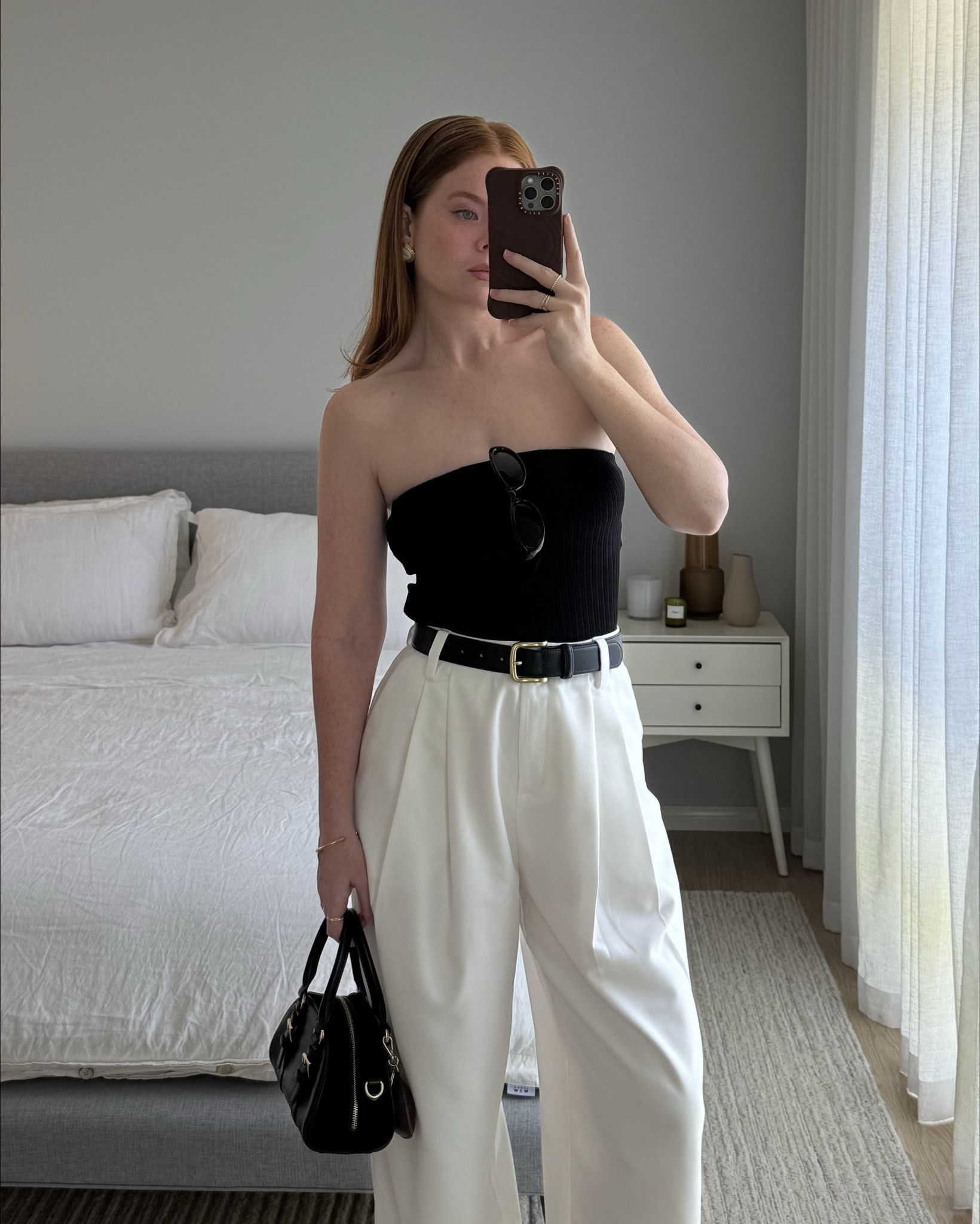 An elevated and sophisticated black, white and gold outfit. I’m definitely going to be repeating this exact look!

I’m wearing an XS (fits small, size up) in the DISSH black bandeau knit top and a size 8 AU in the DISSH tailored white pants.

#LTKsummer #LTKaustralia