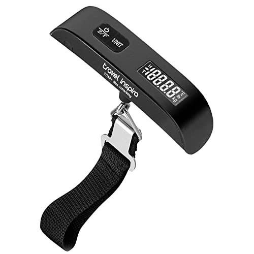 travel inspira Luggage Scale, Portable Digital Hanging Baggage Scale for Travel, Suitcase Weight ... | Amazon (US)