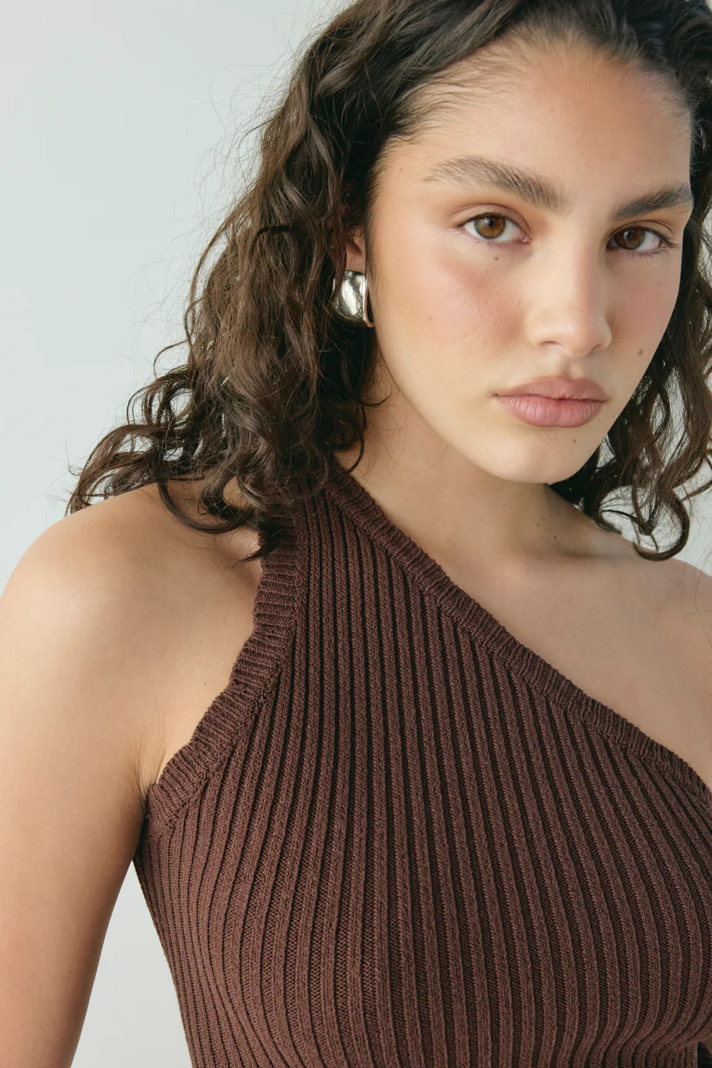 Joni Knit Top Chocolate | VRG Grl