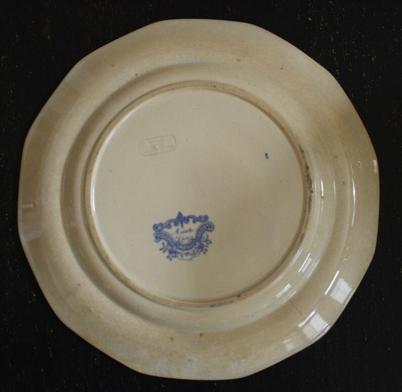 Vintage Blue and White Antique Plate,english Plate - Etsy | Etsy (US)