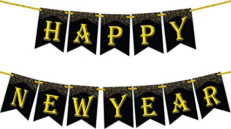 Glitter, Happy New Year Banner 2023 - No DIY, 10 Feet | Happy New Year Sign 2023, New Years Eve P... | Amazon (US)