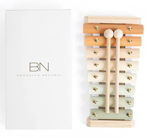 Amazon.com: Brooklyn Neutral Xylophone - Neutral Colors Toddler Toys- Aesthetic Kids Musical Inst... | Amazon (US)
